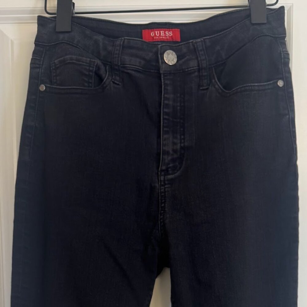 Guess black skinny jeans